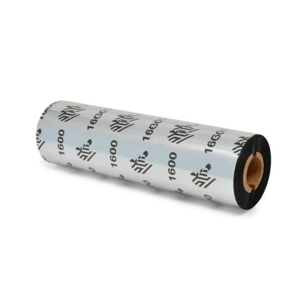 Ribbon Zebra Cera Wax 4.33" x 75 Metros para Impresoras