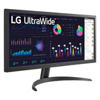 MONITOR 26" LG 26WQ500-B WFHD 2560 x 1080 75 HZ HDMI PLANO SLIM 195174035245