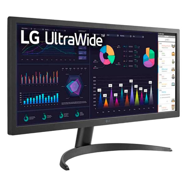 MONITOR 26" LG 26WQ500-B WFHD 2560 x 1080 75 HZ HDMI PLANO SLIM 195174035245