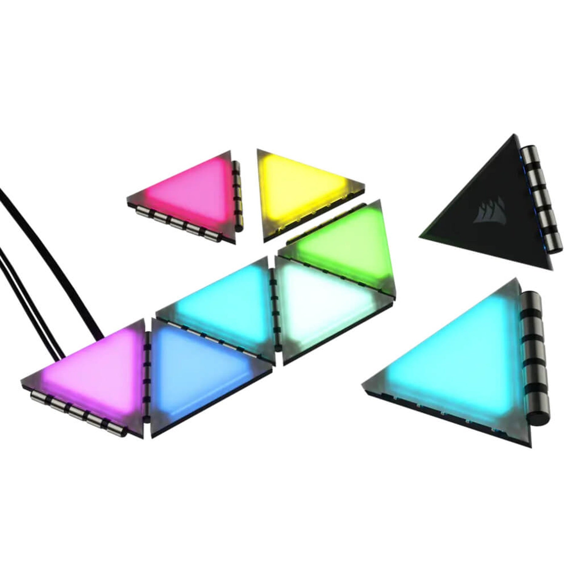 Corsair Paneles Iluminacion Case LC100 Triangulo RGB Imagen principal del producto