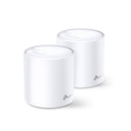 TP-LINK Deco X20 V2 - Sistema Wi-Fi - (2 enrutadores) hasta 370 m² - malla 1GbE - Wi-Fi 6 - Doble banda
