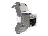 Nexxt - Inserto modular - CAT 6a STP - RJ-45 - plata