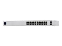 Ubiquiti UniFi Switch USW-24-POE - Conmutador - Gestionado 24 x 10/100/1000 (16 PoE+) + 2 x Gigabit SFP