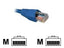 Nexxt cable de interconexion utp cat 5E azul AB360NXT57