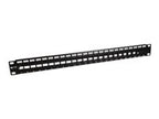 Nexxt Solutions Rack Panel 24 Puertos 1U 19" Negro RAL 9005 AW192NXT40