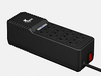 Xtech - Automatic voltage regulator - External AC 110/120 V - 8 Tomas de Corriente - 1000 VA - -XTR-1002