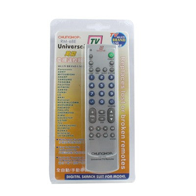 CONTROL UNIVERSAL PANTALLA CHUNGHOP RM-68E B.AA