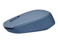 Logitech M170 Wireless Mouse, Ambidextrous, Blue Gray - Ratón - diestro y zurdo óptico - 3 botones - inalámbrico
