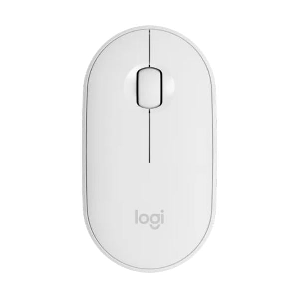 Mouse Logitech Pebble M350 Inalámbrico Bluetooth / Nano Receptor 1000 Dpi 910-005770 - Blanco