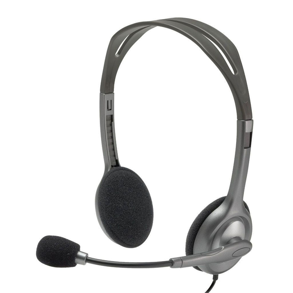 Headset Logitech H111 stereo alambrico - 3.5 mm