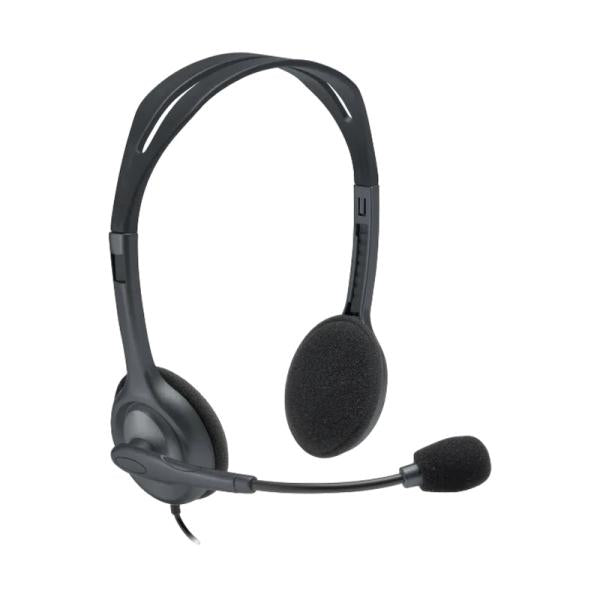 Headset Logitech H111 Stereo Alámbrico 3.5 Mm 981-000612 - Negro