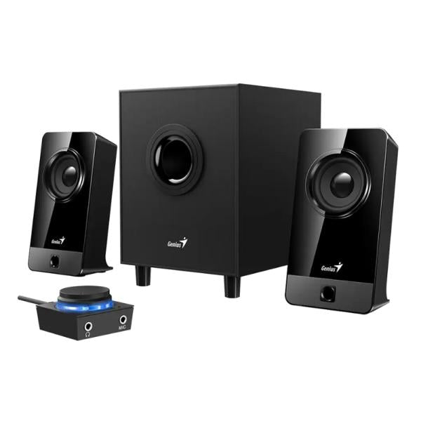 Parlante Genius Sw-2.1 300X 10W Cableado 3.5mm 2.1 31730041401 - Negro