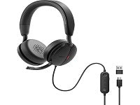 Dell - WH5024-DWW - Headset Wired - USB-C - Black