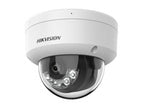 Hikvision 8MP Cámara de red tipo domo fija híbrida inteligente - Micrófono incorporado - 8MP Exterior