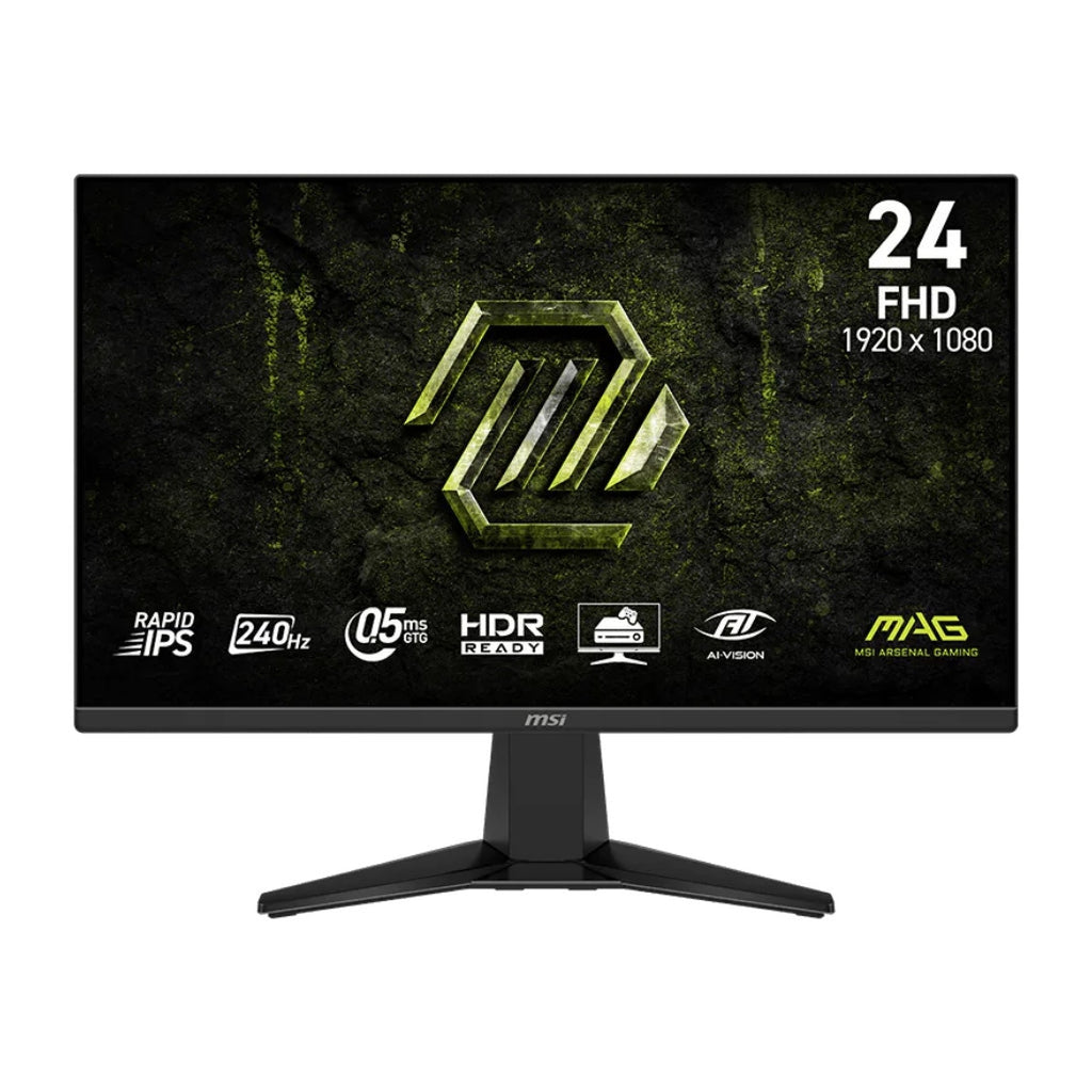 Monitor gaming MSI mag 245F X24 23.8 pulgadas IPS 240 Hz plano