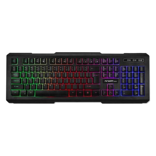 Argom Teclado Gaming Combat KB-2056BK RGB Membrana Negro