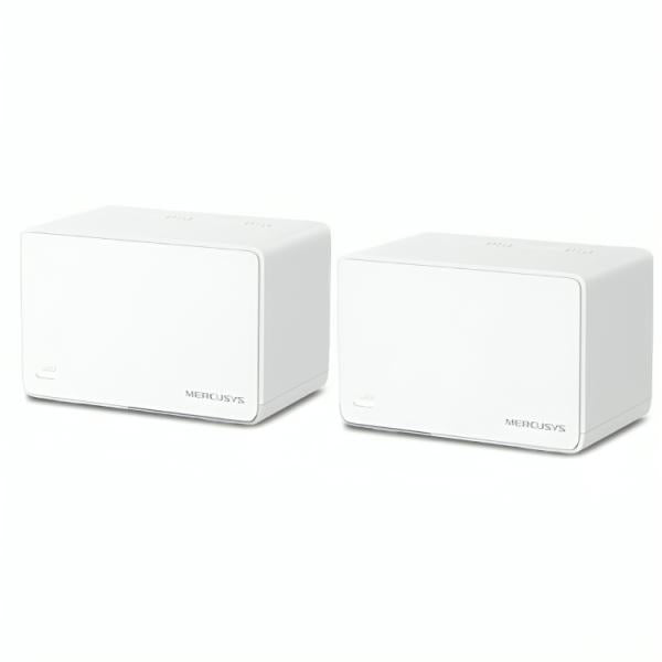 Sistema WIFI Mercusys Halo H80x(2-pack) AX3000 Doble Banda 3000 Mbps 3 Puertos Gigabit - Blanco
