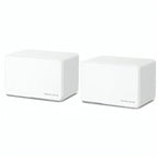 Sistema WIFI Mercusys Halo H80x(2-pack) AX3000 Doble Banda 3000 Mbps 3 Puertos Gigabit - Blanco