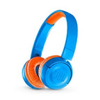 JBL JR300BT - Auriculares con diadema con micro - en oreja Bluetooth - inalámbrico - naranja/azul
