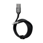 Klip Xtreme - USB cable - 24 pin USB-C 9 pin USB Type A - 1 m - Black - 30W Braided Fast charging