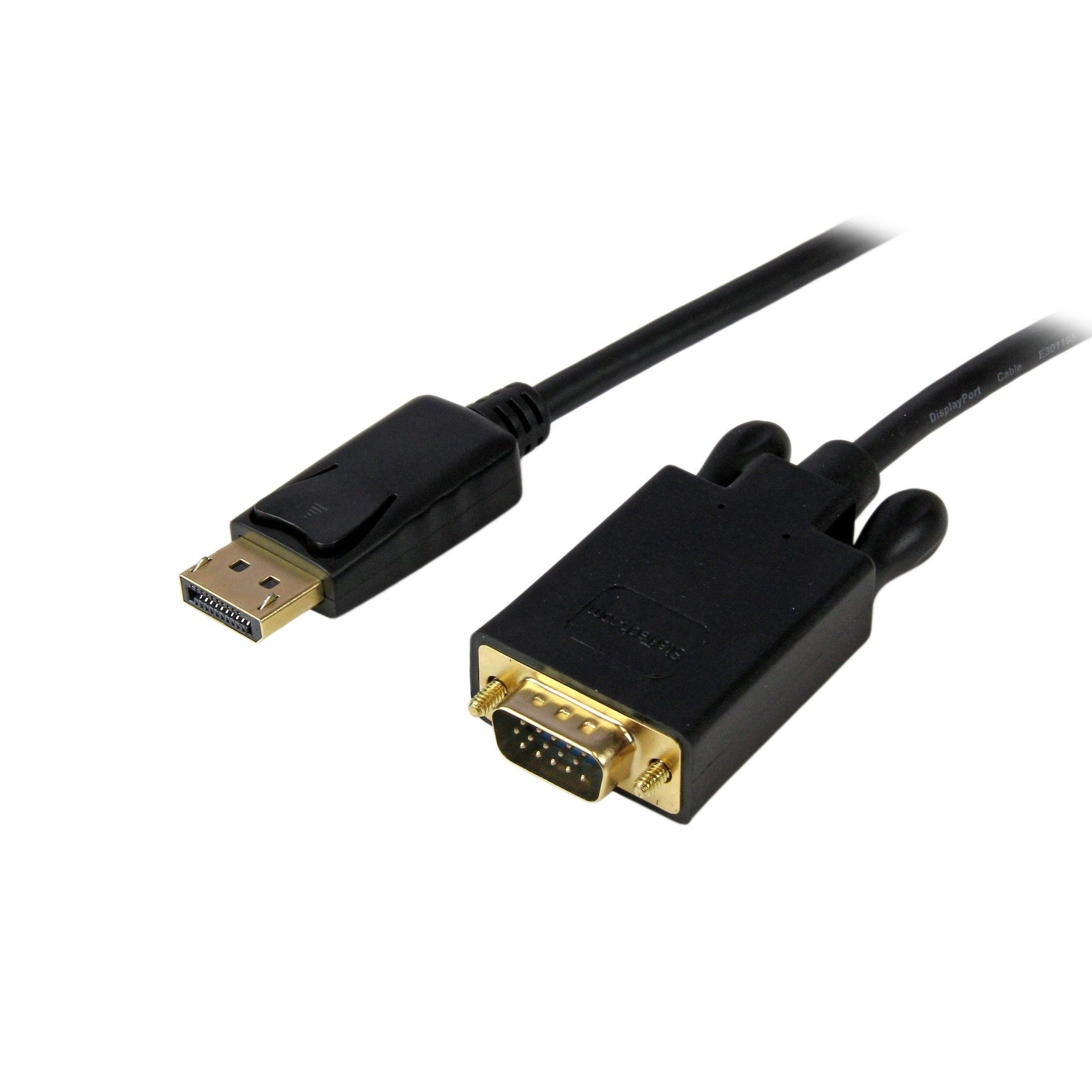 Startech com cable displayport a VGA activo 1.8m 1080P