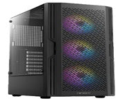 Antec - AX20 Elite - Mid tower Steel + Plastic - Tempered glass