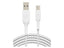 Belkin Cable USB-C a USB-A Trenzado 2 Metros Blanco