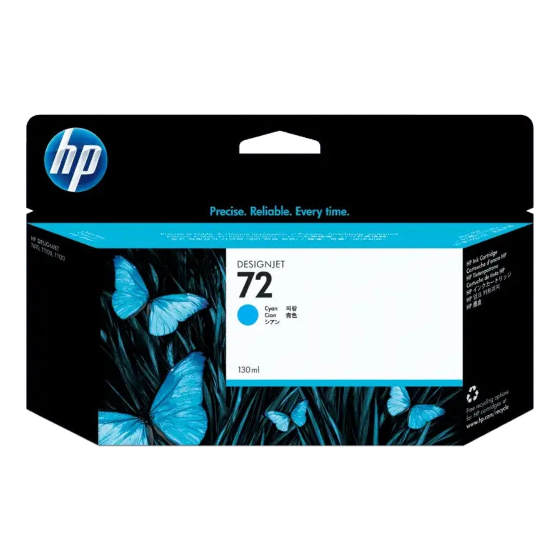 HP 72 - 130 ml - cián original - DesignJet - cartucho de tinta
