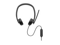 Dell - WH3024 - Headset – Wired – USB-C Black