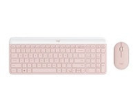 Logitech - Keyboard and mouse set - Spanish Wireless - Rose