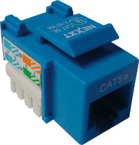 Nexxt - Terminación Modular - RJ45 Cat5e  - Azul
