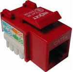 Nexxt inserto modular RJ-45 rojo AW110NXT13