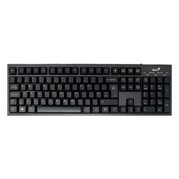 Teclado Genius KB-7100X Membrana Alámbrico USB Español 31320001401 - Negro