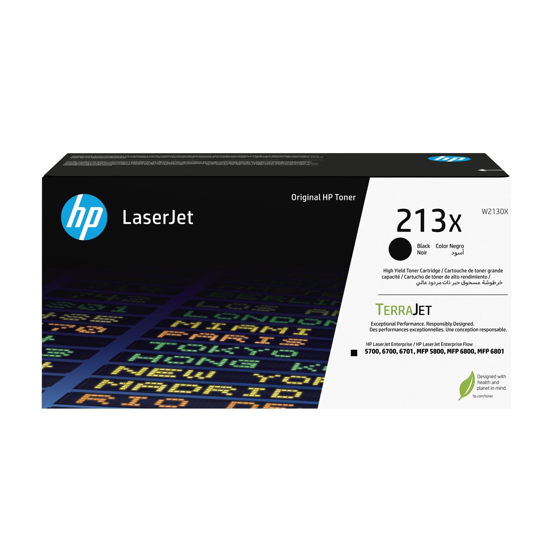HP 213X W2130X tóner negro alto rendimiento