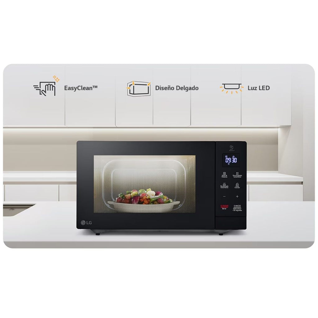 LG Microondas 1.1 pc black MS3032JAS