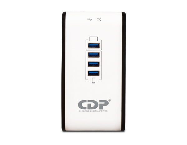 CDP regulador con 4 puertos usb /8 salidas /1000va r2cu-AVR1008