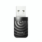 Adaptador WiFi Cudy WU1300S AC1300 Doble Banda USB 3.0 Negro