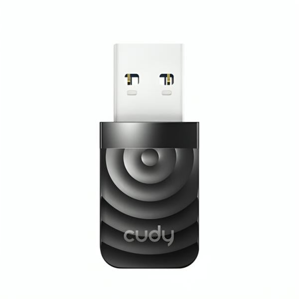 Adaptador USB WI-FI Cudy WU1300S 1.0 AC1300/ 5 Ghz de Doble Banda - Negro