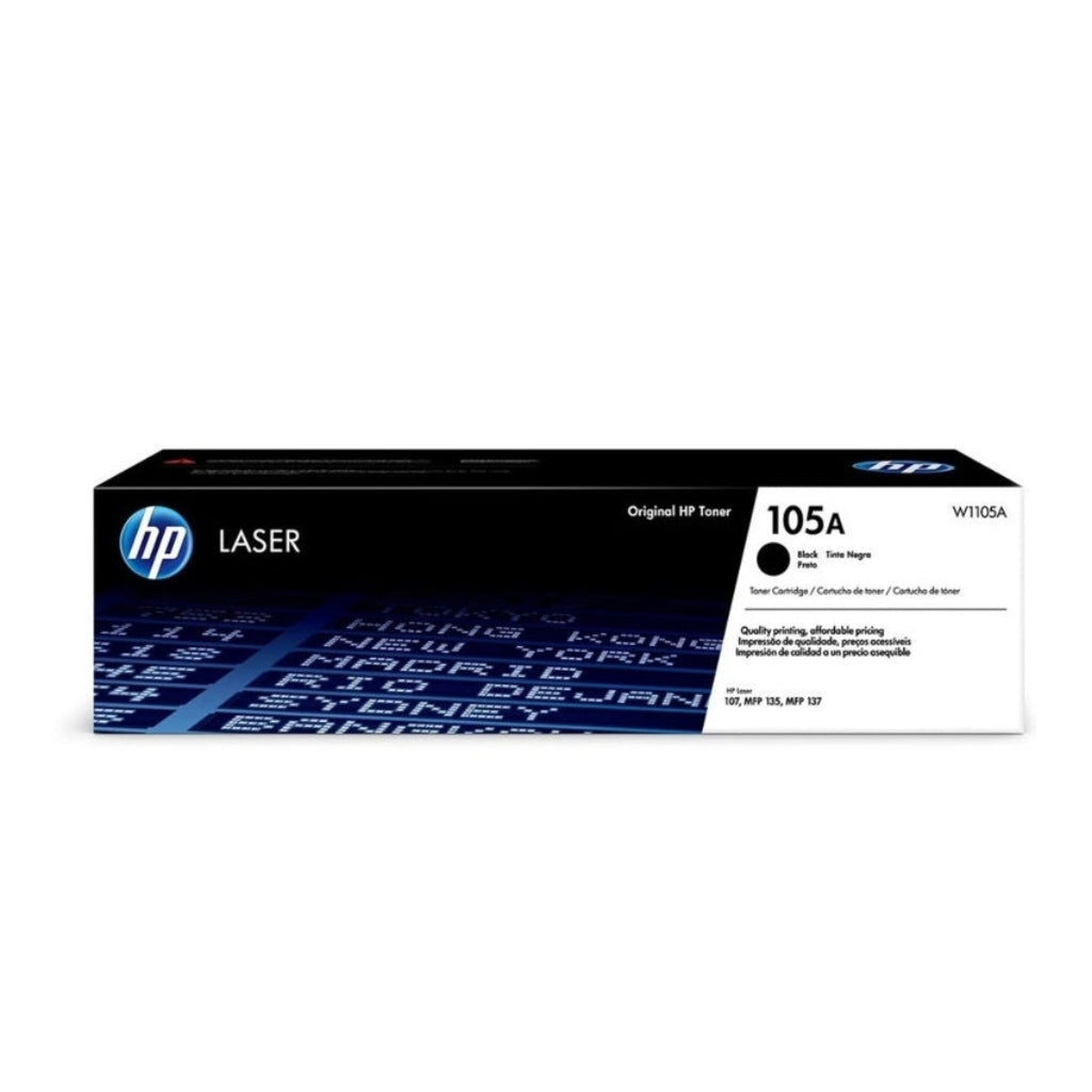 Toner HP 105A negro W1105A para impresoras