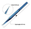 Pinza Sunshine RT-15C Curva Titanio Precisión
