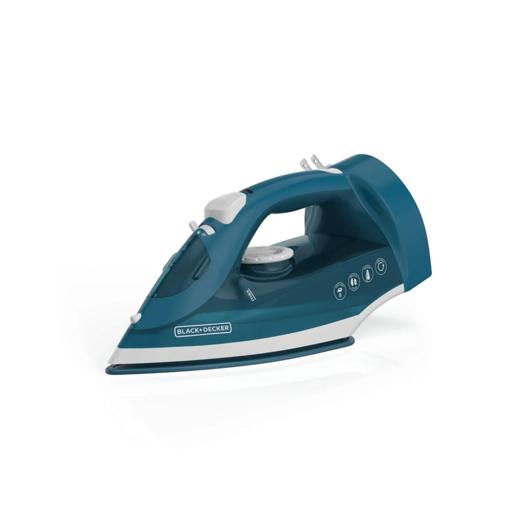 Black + Decker Plancha Vapor con Cable Retráctil ICR004B-LA
