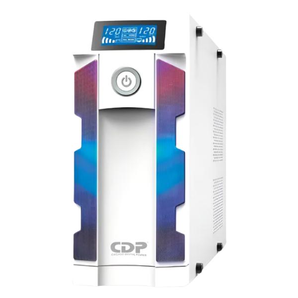 UPS Cdp GSMART1516 1500VA 900W Avr 16 Tomas / 10 Puertos USB Cargador 120VAC - Negro