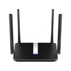Router Cudy LT500-AU 2.0 5GHZ AC1200 WIFI 4G Lte Cat.4 Cudy Mesh con Antenas Desmontables - Negro