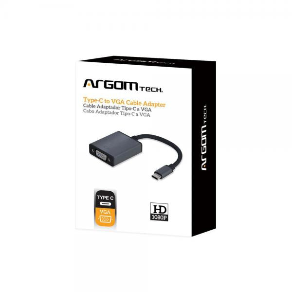 Cable Argom TYPE-C a VGA 6" ARG-CB-0043