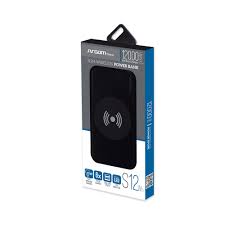 Power Bank Argom S12W 12000mAh Carga Portátil Aluminum Negro