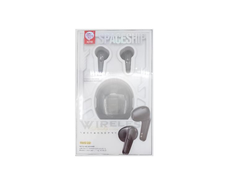 Audifonos Bluetooth Youshengku TWS-22 Inalambricos Negro