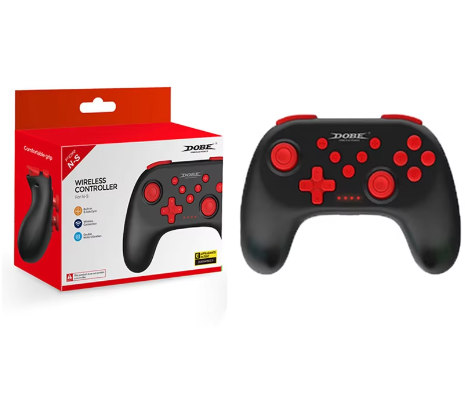 Control Bluetooth TNS-0117 Dobe - Negro Rojo