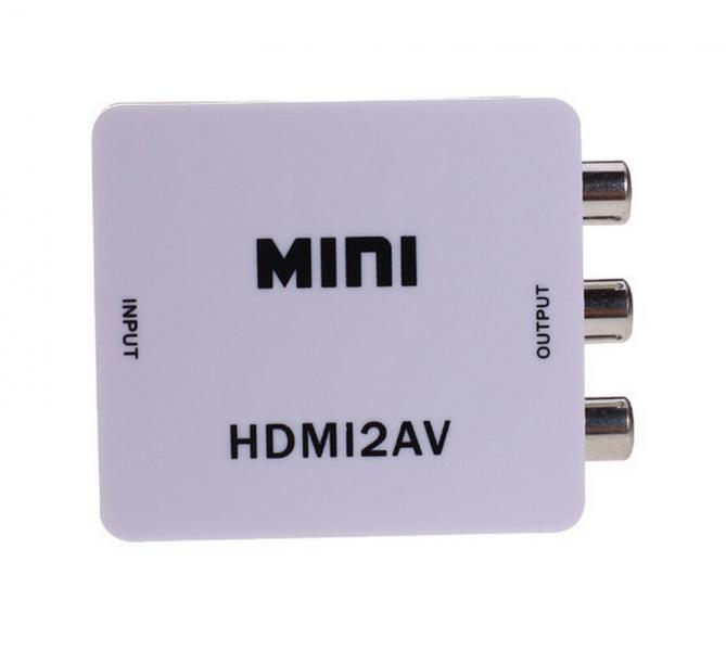 PG Convertidor Adaptador HDMI A RCA AV