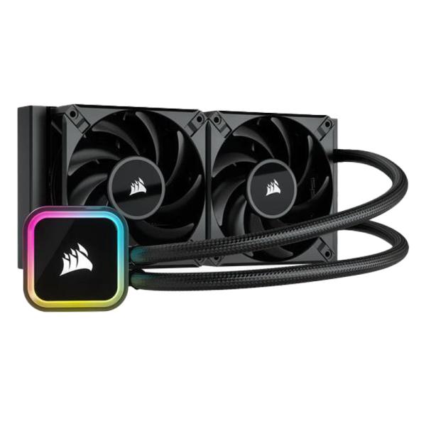 Corsair H100I RGB Elite Enfriamiento Liquido 240MM Negro Imagen principal del producto