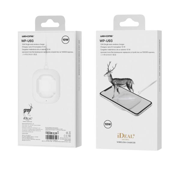 CARGADOR INALAMBRICO IPHONE 2 EN 1 BLANCO